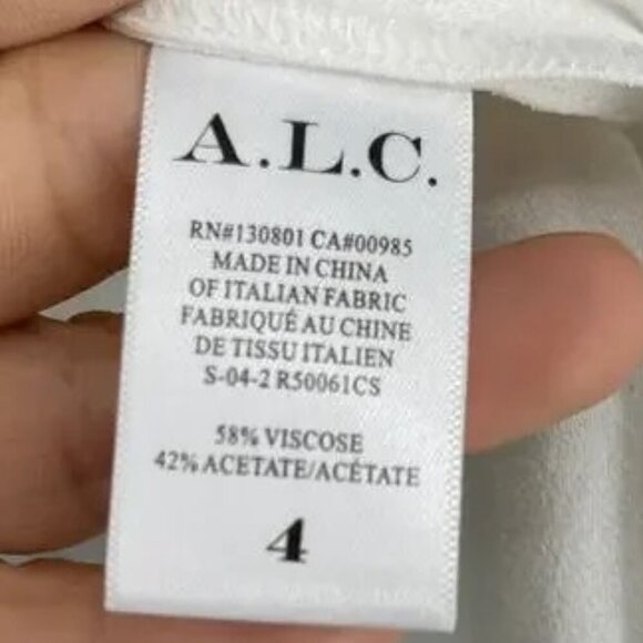 A.L.C. Top 4 Olivia Cold Shoulder Blouse Cami NWT $199 - Picture 6 of 6